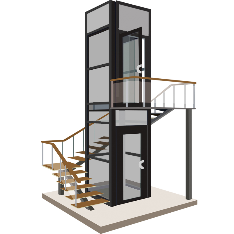 Stainless steel affordable home residential elevator cost